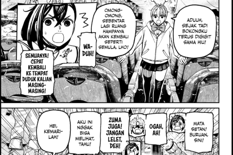 Spoilers e Ler o Mangá Dandadan Capítulo 201 PT BR, A situação no avião está esquentando!
