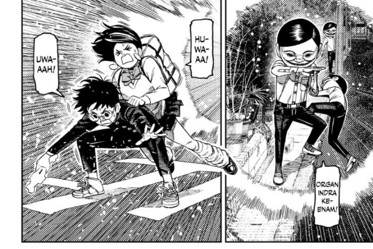 Link Ler de Manga Dandadan Capítulo 219 PT BR, A disputa esquenta