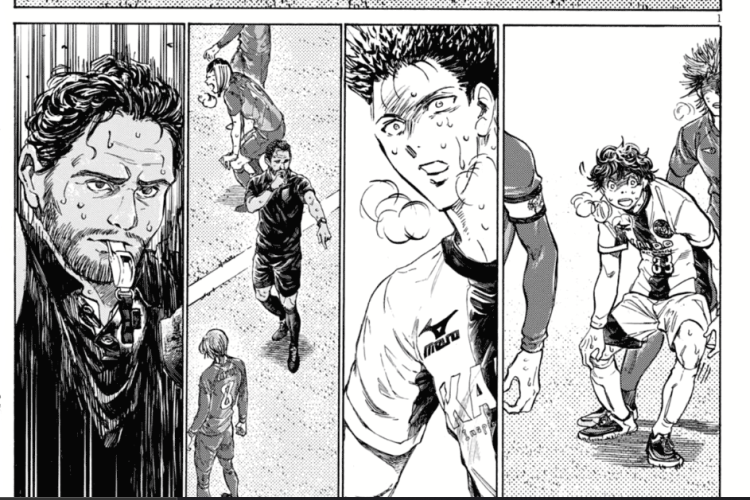Ler e Spoilers del Mangá Ao Ashi Capítulo 408 Scan PT BR, Pronto para uma nova partida!