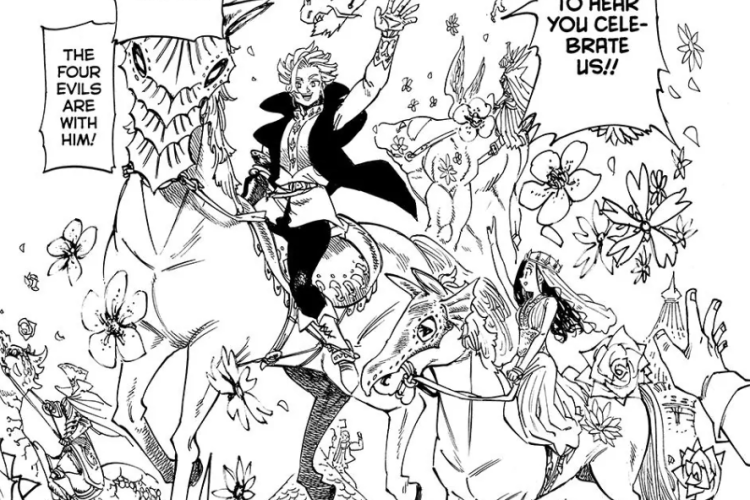 Leitura de Manga Mokushiroku no Yonkishi Capítulo 220 PT BR, A Felicidade que se Tecer