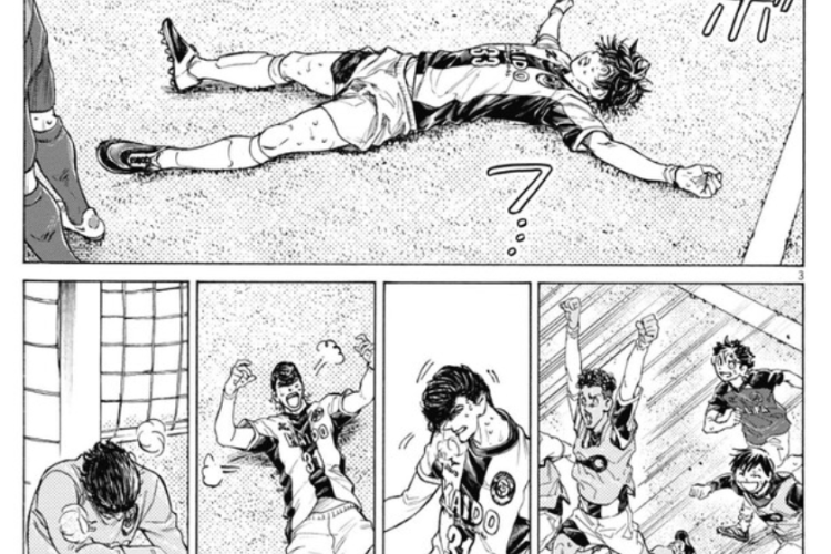 Link de Leitura RAW Mangá Ao Ashi Capítulo 408 Scan PT BR, Treino completo para o jogo