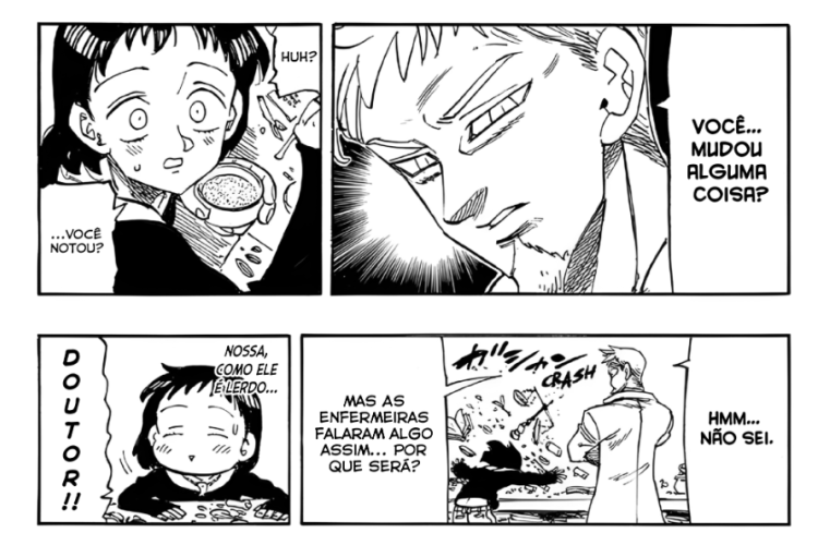 Leia de Manga Mokushiroku no Yonkishi Capítulo 214 PT BR, Uma batalha épica