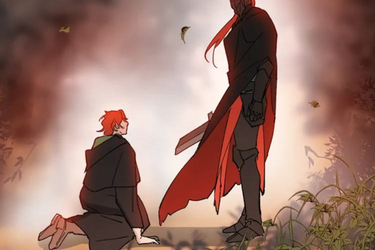 Sinopse, Títulos Alternativos & Links para Leitura de Manhwa BL The Black Knight Under the Red Curse PT BR Capítulo Completo 1-5, Gratuito sem Login