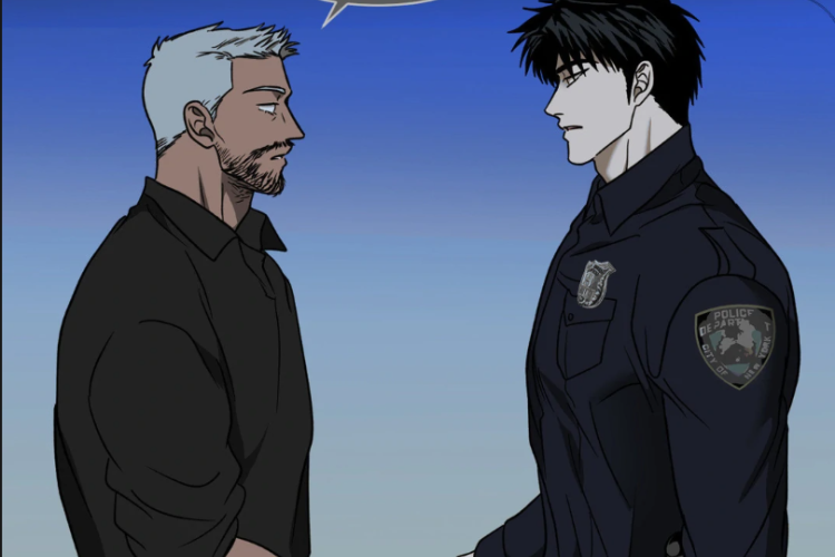 Update RAW! Ler o Manhwa BL Shutline Capítulo 104 PT BR, Dois pombinhos se amando
