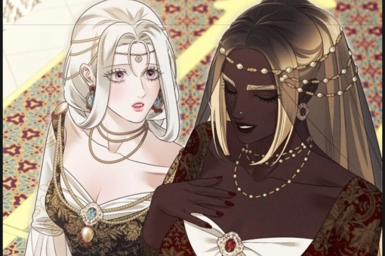 Spoilers o Manhwa Predatory Marriage Capítulo 74 PT BR, Estia e Ishakan cada vez mais felizes