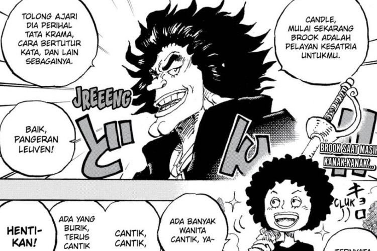 Spoiler do Mangá ONE PIECE Capítulo 1186 PT BR, Uma retrospectiva triste sobre Brook