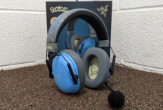 O headset Razer Lucario Blackshark V3 X Hyperspeed Pokémon me lembra o Aura Sphere