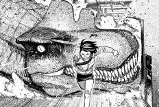 Ler o mangá Dandadan Capítulo 238 PT BR, Um dinossauro aparece à frente!