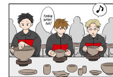 Spoiler o Manga Koori no jouheki (The Ramparts of Ice) Capítulo 104 PT BR, Férias em Conjunto