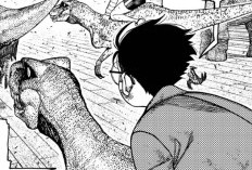 Dandadan CH. 242 PT BR, Montando em um dinossauro com a orientação de Jiji